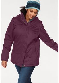 Maier Sports Große Größen Winterjacke Gr. 44 lila für Damen