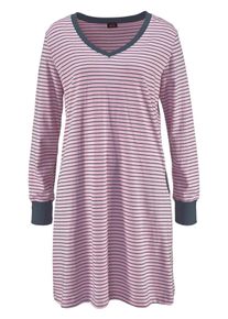 H.I.S EM LBG Große Größen Nachthemd Gr. 40/42 pink/grau für Damen