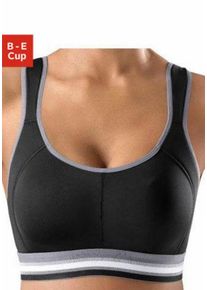 Venice Beach Große Größen Sport-BH Gr. 100C schwarz für Damen