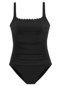 Lascana Große Größen Badeanzug Gr. 50F schwarz für Damen