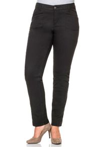 Große Größen Schmale Hose Gr. 58 grau von sheego für Damen
