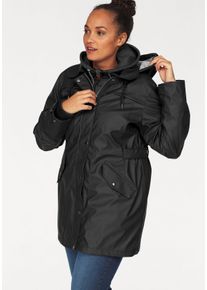 Polarino Große Größen Funktionsparka Gr. 50 schwarz für Damen