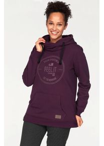 OCEAN SPORTSWEAR Große Größen Kapuzensweatshirt Gr. 40/42 lila für Damen
