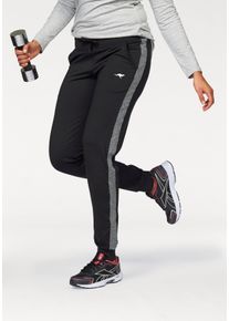 Große Größen Kangaroos Funktionshose Gr. 50 schwarz für Damen