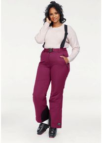 Killtec Große Größen Skihose Gr. 56 rot für Damen