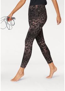 Große Größen adidas Performance Funktionstights »WOMAN ESSENTIAL AOP TIGHT« Gr. XL rosa bedruckt für Damen