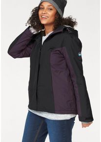 Polarino Große Größen Funktionsjacke Gr. 52 schwarz für Damen