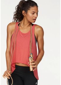 Große Größen adidas Performance Tanktop »KNOT TANK« Gr. XL orange für Damen