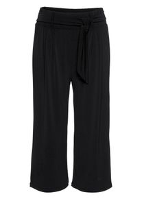 Lascana Große Größen Culotte Gr. 50 schwarz gestreift für Damen