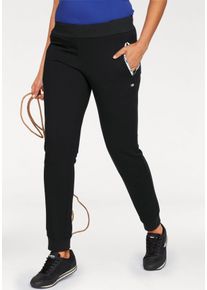 Große Größen Kangaroos Jogginghose »Jogginghose« Gr. 48 schwarz für Damen
