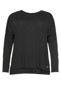Reebok Große Größen Langarmshirt Gr. 52/54 schwarz für Damen