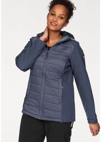 Polarino Große Größen Softshelljacke Gr. 46 blau für Damen