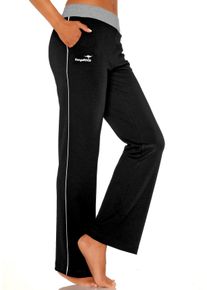 Kangaroos Große Größen Relaxhose Gr. 40/42 schwarz für Damen
