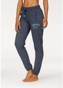 Große Größen Kangaroos Relaxhose Gr. 44/46 blau für Damen