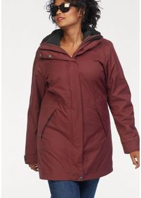 Große Größen Maier Sports 3-in-1-Funktionsjacke (Set, 2 tlg.) Gr. 44 rot für Damen