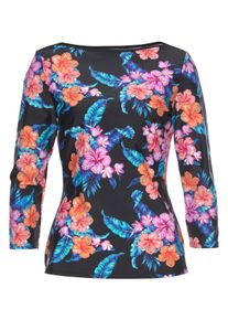 Lascana Große Größen Bade-Shirt Gr. 44/46 schwarz für Damen
