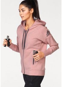 Große Größen adidas Performance Kapuzensweatjacke »W ID STADIUM HOODIE« Gr. M rosa für Damen