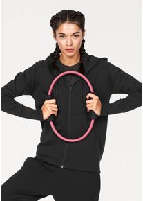 Große Größen adidas Performance Kapuzensweatjacke »W ID STADIUM HOODIE« Gr. L schwarz für Damen