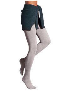Rogo Große Größen Strickstrumpfhose Gr. 44/46 grau für Damen