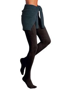 Rogo Große Größen Strickstrumpfhose Gr. 36/38 schwarz für Damen