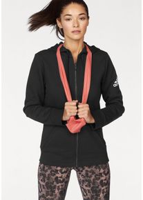 adidas Performance Große Größen Kapuzensweatjacke Gr. XL schwarz für Damen