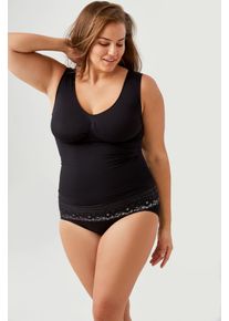 Lascana Große Größen Shapingtop Gr. M schwarz für Damen