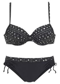 Lascana Große Größen Bügel-Bikini Gr. 40B schwarz für Damen