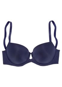 Lascana Große Größen Schalen-BH Gr. 75B blau für Damen