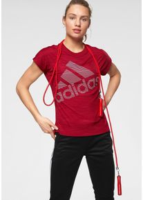 adidas Performance Große Größen Funktionsshirt Gr. M rot für Damen