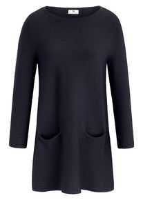 Rundhals-Pullover aus 100% SUPIMA®-Baumwolle Peter Hahn blau