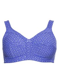 Creation Susa Große Größen Entlastungs-BH Gr. 90D blau für Damen