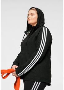 adidas Performance Große Größen Kapuzensweatjacke Gr. 44/46 schwarz für Damen