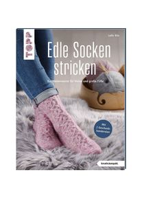 TOPP Buch "Edle Socken stricken – Kuschelmomente für kleine und große Füße"