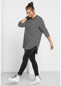 Große Größen Jeggings in Power-Stretch-Qualität, mit Schlupfbund Gr. 52 schwarz von sheego für Damen