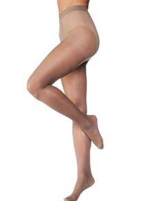 Lascana Große Größen Stützstrumpfhose Gr. 44 beige für Damen