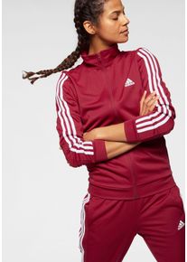 adidas Performance Große Größen Trainingsanzug Gr. M rot gestreift für Damen