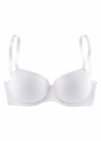 Lascana Große Größen Schalen-BH Gr. 100G weiß für Damen