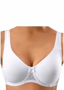 Nuance Große Größen Doppelpack T-Shirt BHs Gr. 80C blau/weiß für Damen