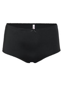 Große Größen Taillenslip ohne Spitze Gr. 54 schwarz von sheego für Damen