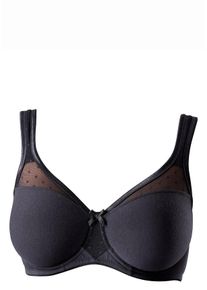 Nuance Große Größen Minimizer-BH Gr. 80E schwarz für Damen