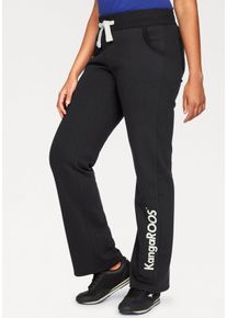 Große Größen Kangaroos Jogginghose »Jogginghose« Gr. 84 schwarz für Damen