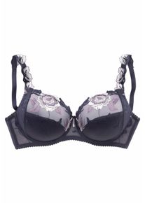 Nuance Große Größen Bügel-BH Gr. 80B lila geblümt für Damen