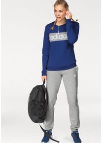 adidas Performance Große Größen Jogginganzug Gr. XXL grau gestreift für Damen