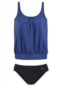 Lascana Große Größen Oversize-Tankini Gr. 40 blau für Damen