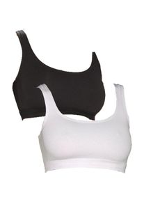 Petite Fleur Große Größen Bustier Gr. 40/42 schwarz/weiß für Damen