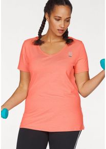 Große Größen T-Shirt Gr. 44/46 orange für Damen