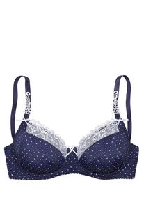 Nuance Große Größen Bügel-BH Gr. 100E blau/weiß für Damen