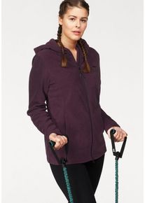 Große Größen Kangaroos Fleecejacke Gr. 52/54 rot für Damen