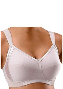 Große Größen Glamorise Entlastungs-BH ohne Bügel >>9820<< Gr. 105C beige für Damen