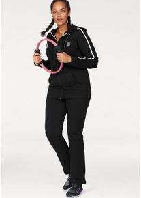 Große Größen H.I.S Jogginganzug (Set, 2 tlg.) Gr. 25 schwarz für Damen